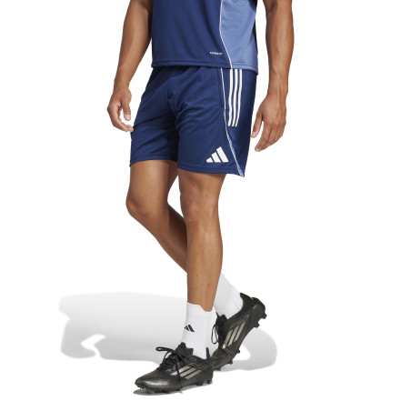 Short entraînement adidas Tiro25 bleu blanc