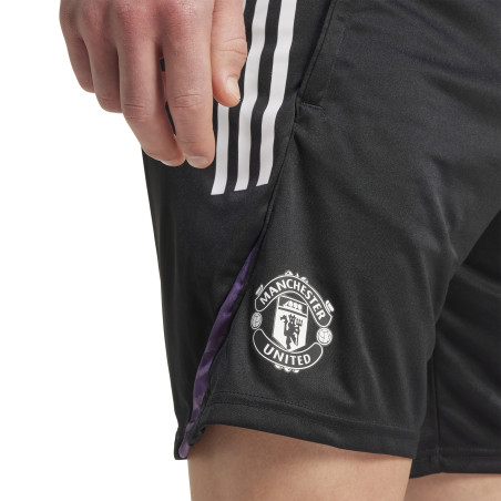 Short entraînement Manchester United noir violet