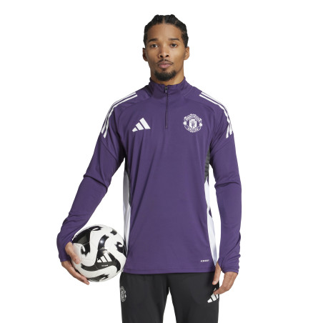 Sweat zippé Manchester United violet