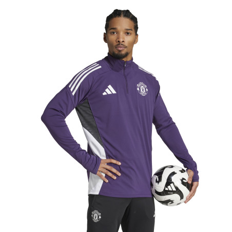 Sweat zippé Manchester United violet
