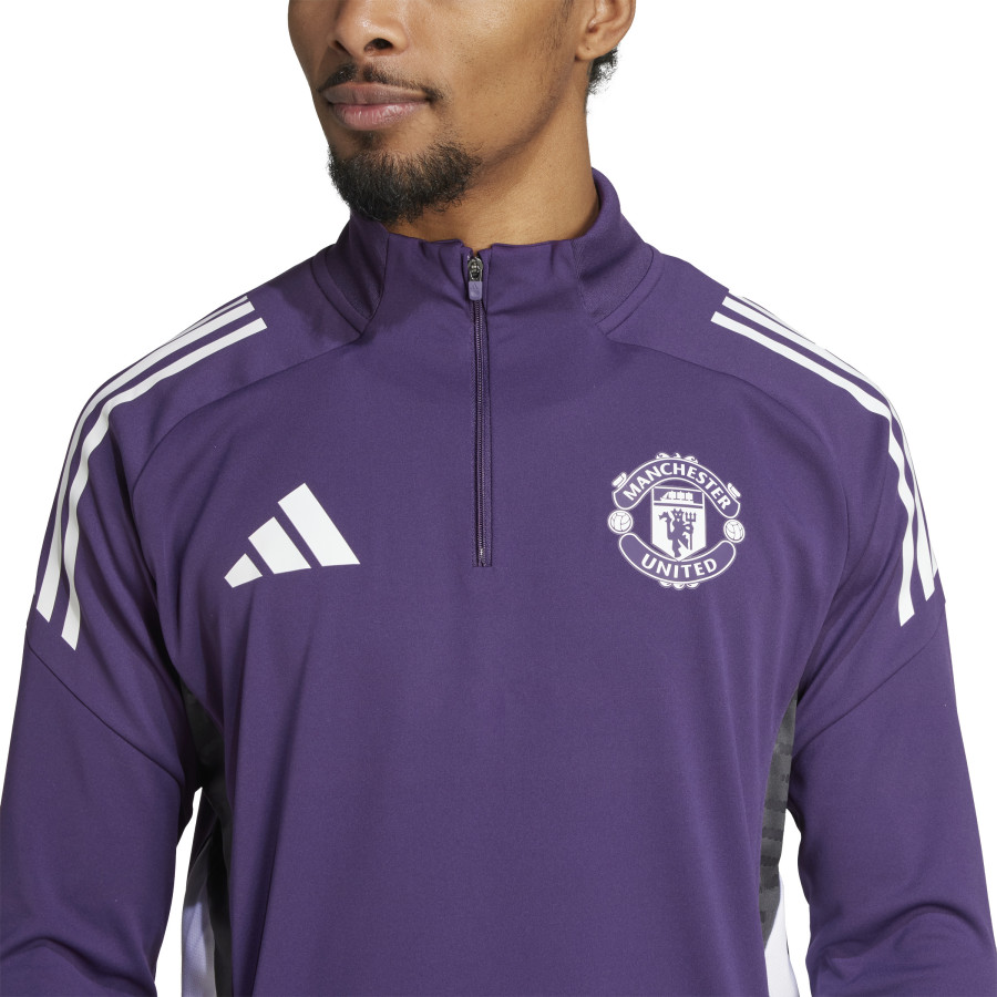Sweat zippé Manchester United violet
