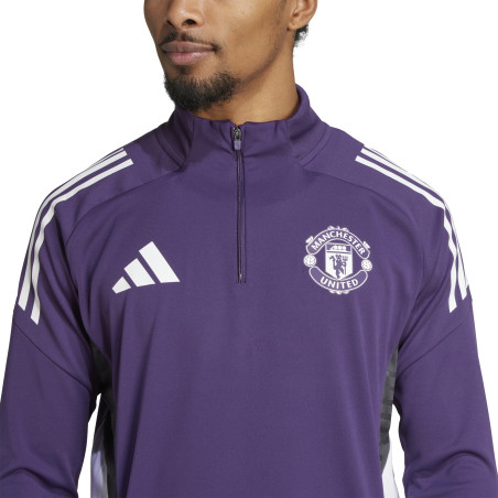 Sweat zippé Manchester United violet