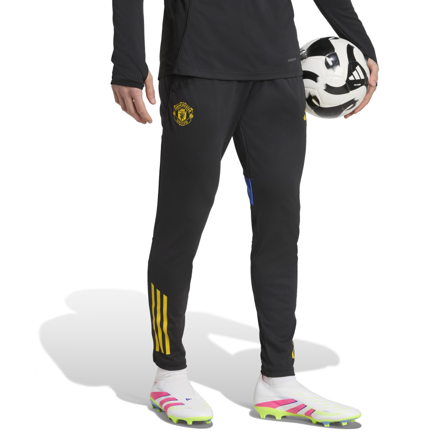 Pantalon survêtement Manchester United noir jaune