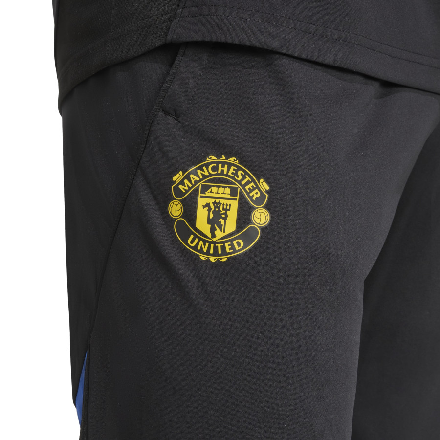 Pantalon survêtement Manchester United noir jaune