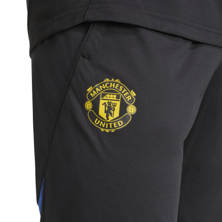 Pantalon survêtement Manchester United noir jaune