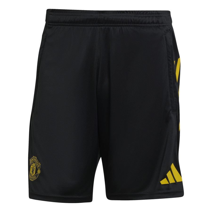 Short entraînement Manchester United noir jaune