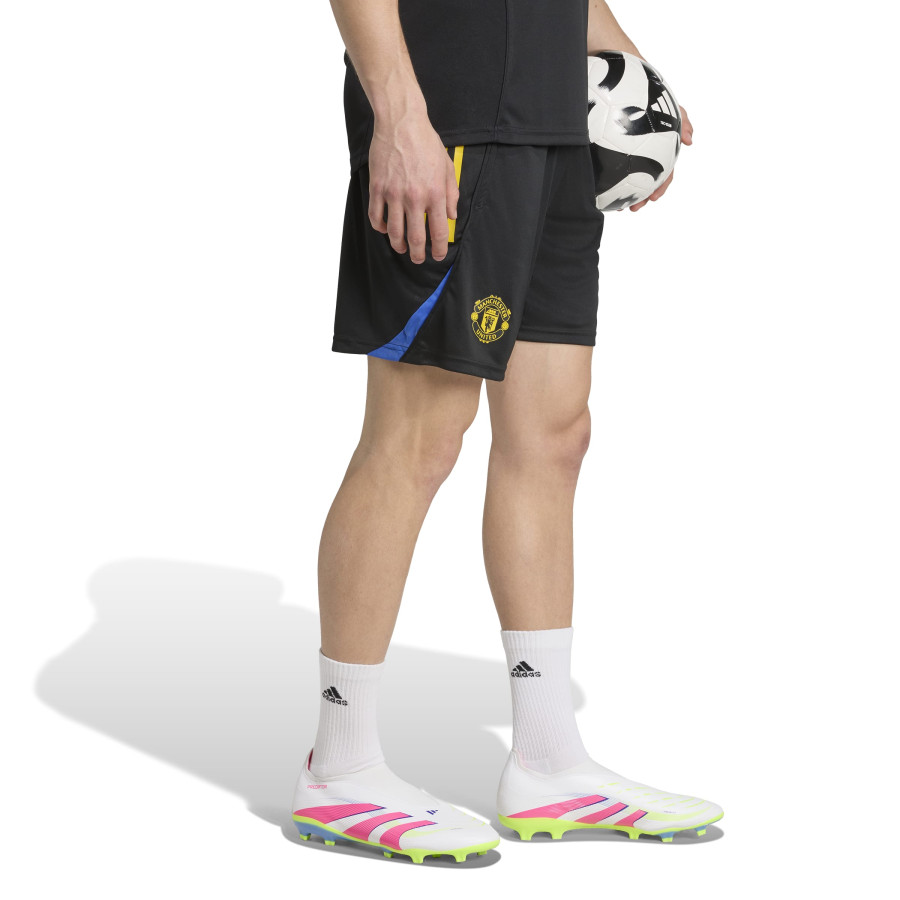 Short entraînement Manchester United noir jaune