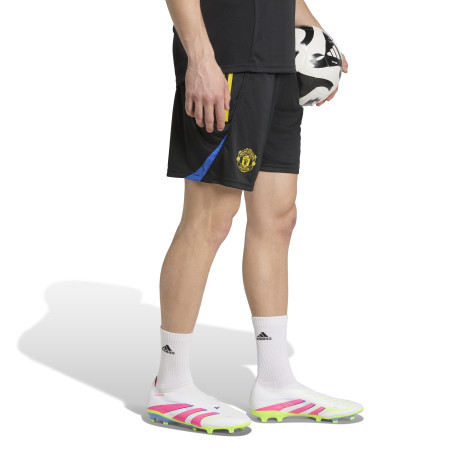 Short entraînement Manchester United noir jaune