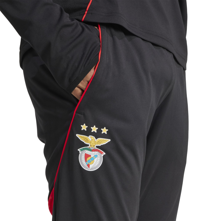 Pantalon survêtement Benfica noir rouge