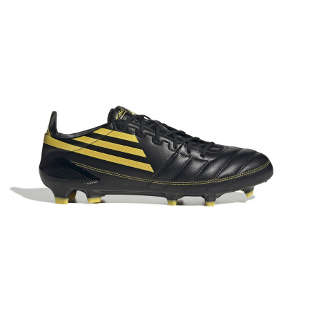 adidas F50 Elite Leather 2010 FG noir jaune EDITION LIMITEE
