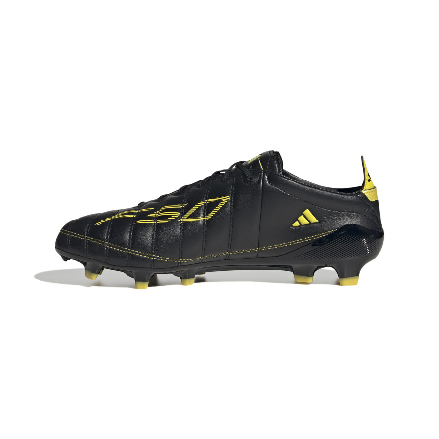 adidas F50 Elite Leather 2010 FG noir jaune EDITION LIMITEE