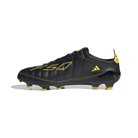 adidas F50 Elite Leather 2010 FG noir jaune EDITION LIMITEE