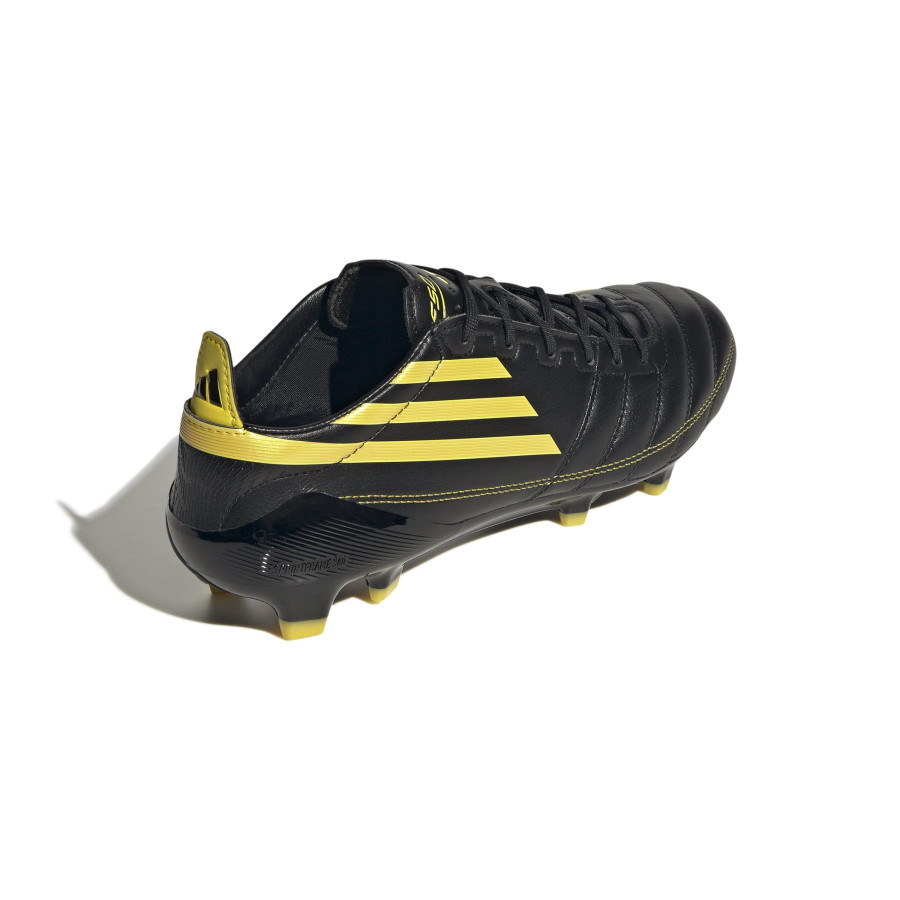 adidas F50 Elite Leather 2010 FG noir jaune EDITION LIMITEE
