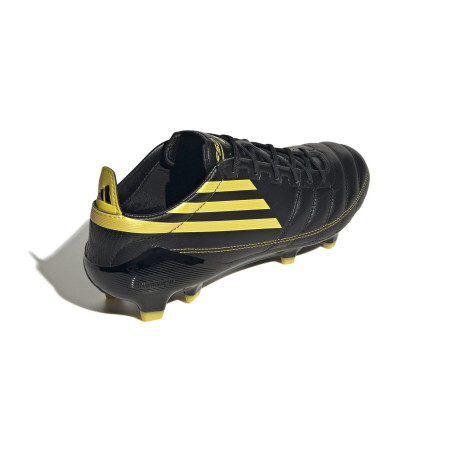 adidas F50 Elite Leather 2010 FG noir jaune EDITION LIMITEE