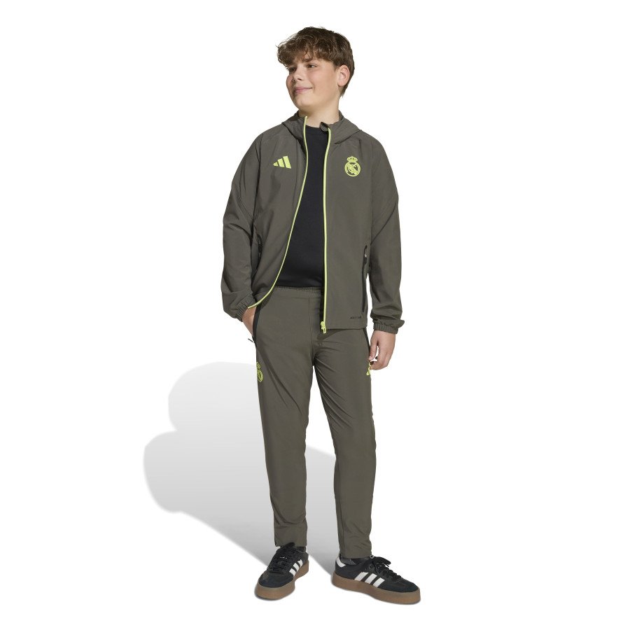 Pantalon survêtement junior Real Madrid Vis Tech marron vert
