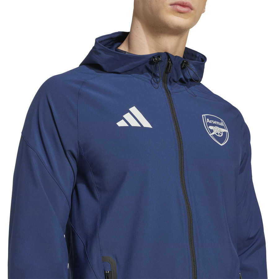 Veste survêtement Arsenal Tiro Vis tech bleu