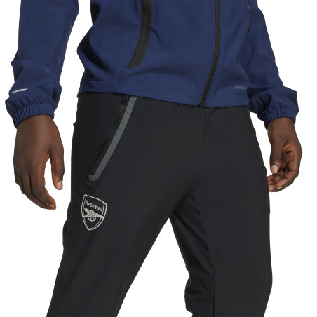 Pantalon survêtement junior Arsenal Tiro Vis Tech noir