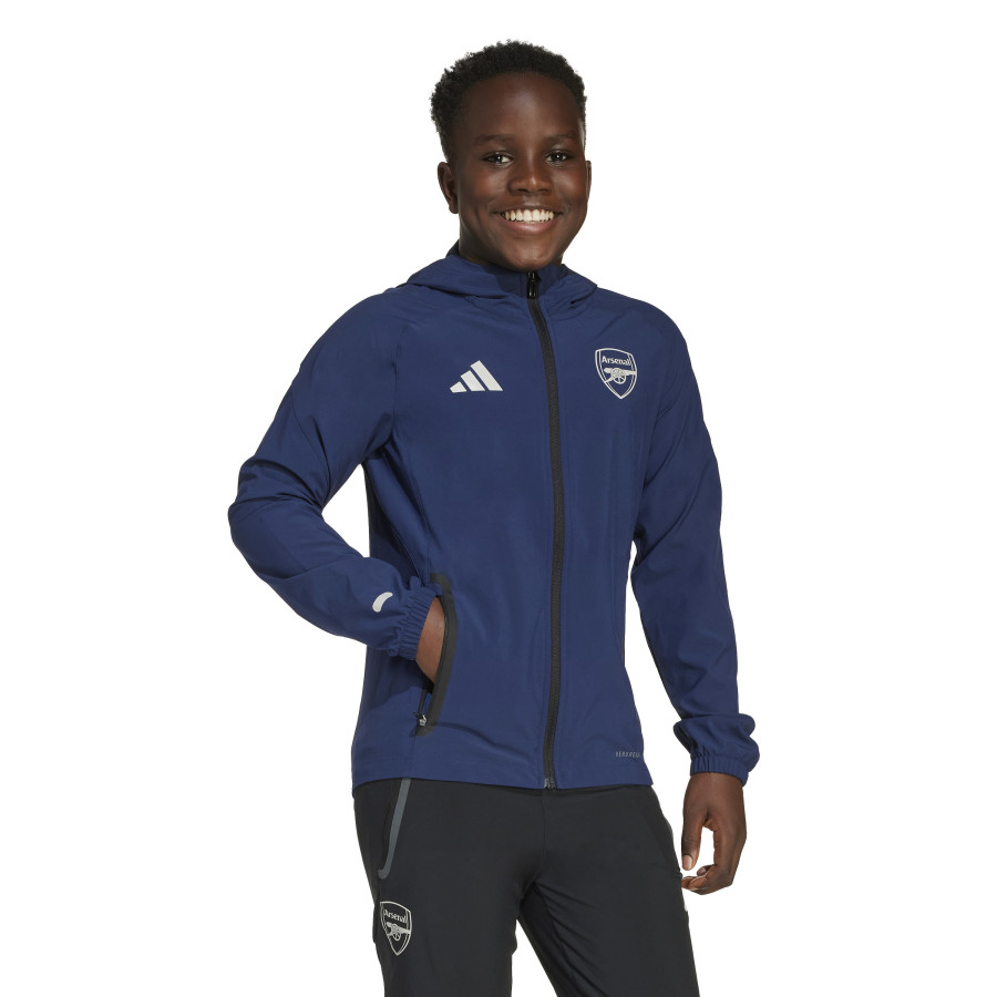 Veste survêtement junior Arsenal Vis Tech bleu
