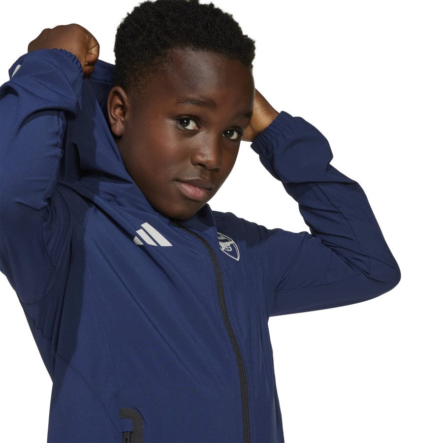 Veste survêtement junior Arsenal Vis Tech bleu