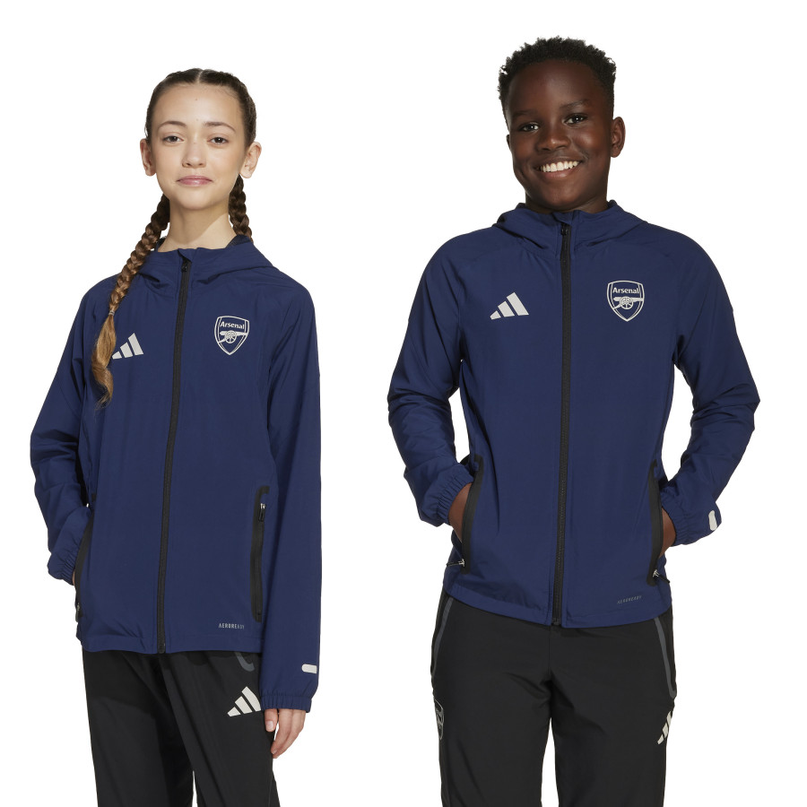 Veste survêtement junior Arsenal Vis Tech bleu