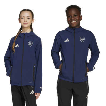Veste survêtement junior Arsenal Vis Tech bleu