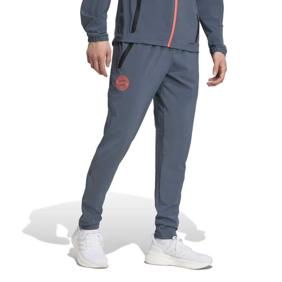 Pantalon survêtement Bayern Munich Vis Tech gris orange