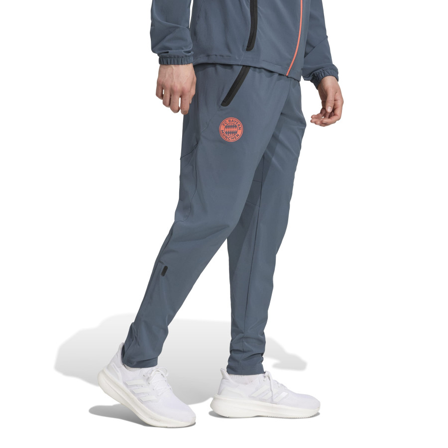 Pantalon survêtement Bayern Munich Vis Tech gris orange