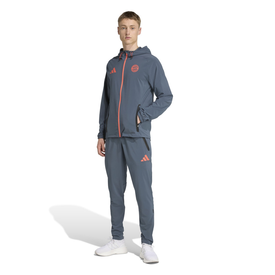Pantalon survêtement Bayern Munich Vis Tech gris orange