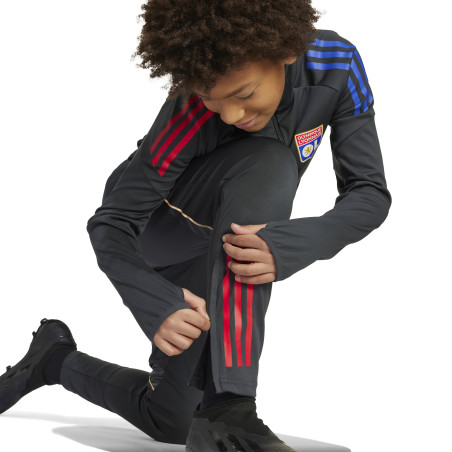 Pantalon survêtement junior OL gris or