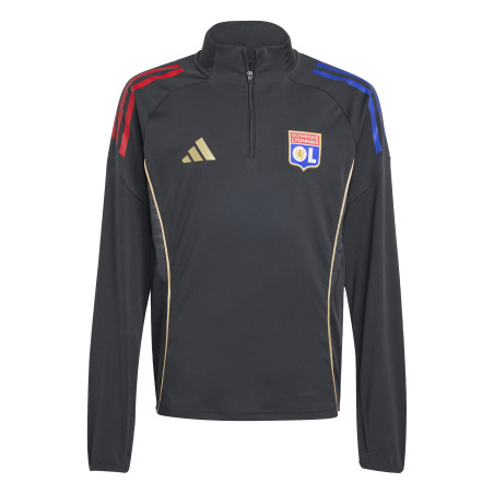 Sweat zippé junior OL gris or