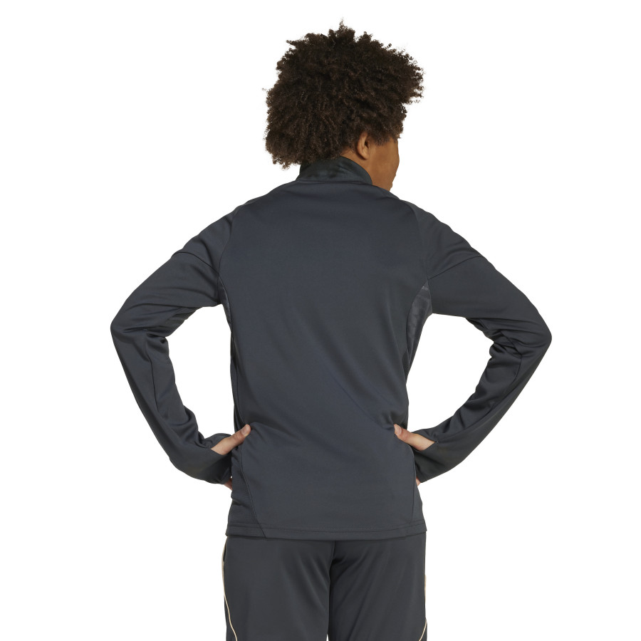 Sweat zippé junior OL gris or