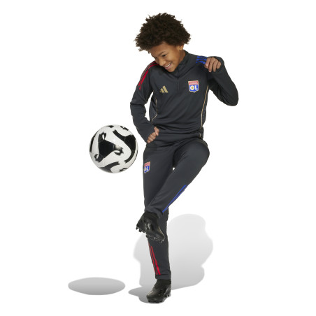 Sweat zippé junior OL gris or