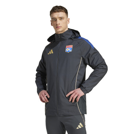 Veste imperméable OL noir or