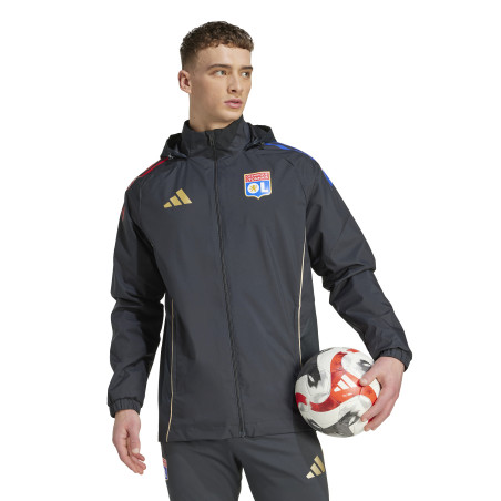 Veste imperméable OL noir or