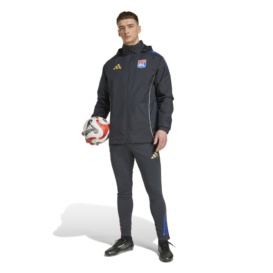 Veste imperméable OL noir or