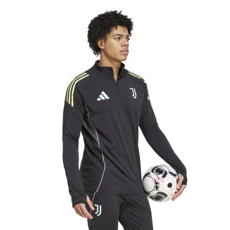 Sweat zippé Juventus noir
