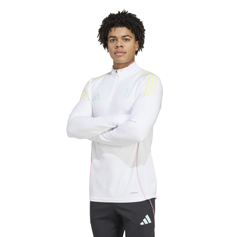 Sweat zippé Juventus blanc