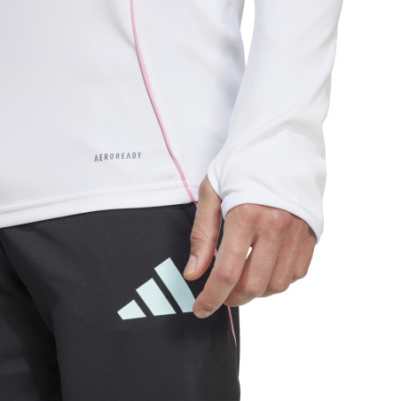 Sweat zippé Juventus blanc