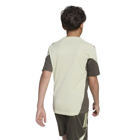 Maillot entraînement junior Real Madrid vert marron