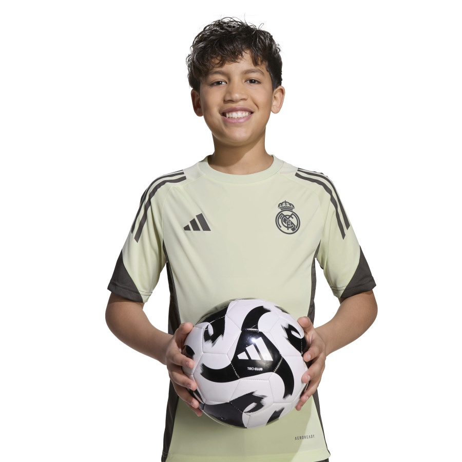 Maillot entraînement junior Real Madrid vert marron