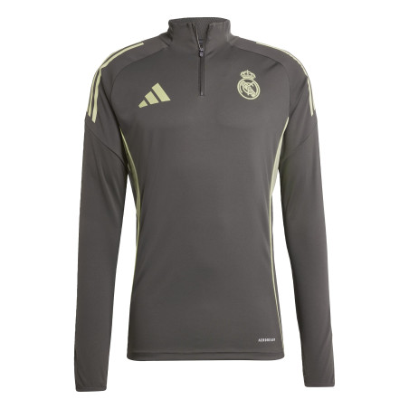 Sweat zippé Real Madrid marron vert
