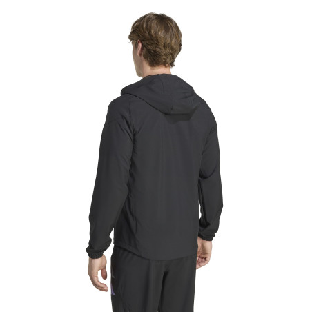 Veste survêtement Manchester United Vis Tech noir violet