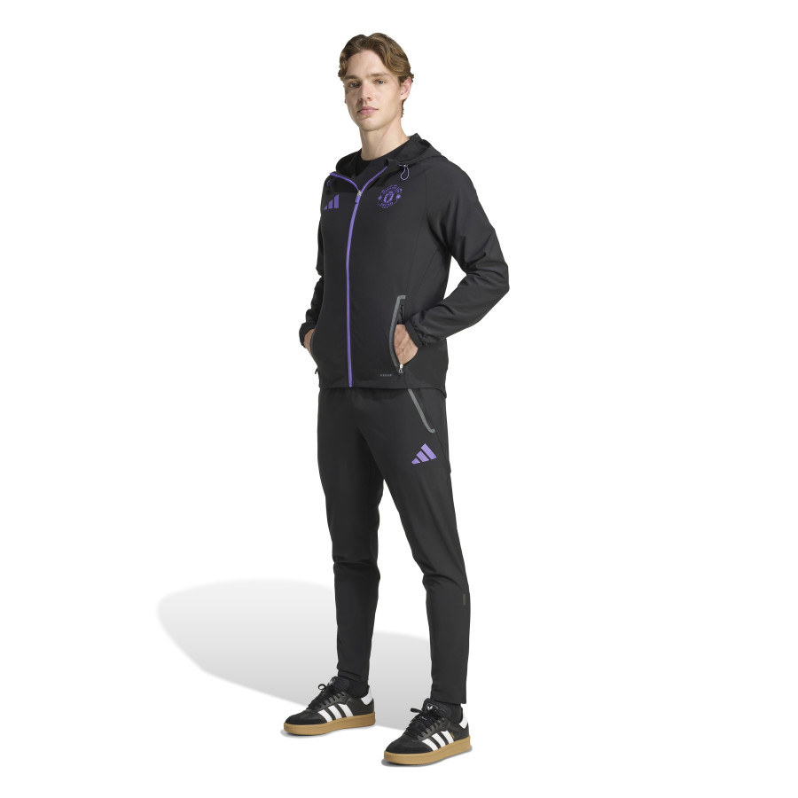 Pantalon survêtement Manchester United Vis Tech noir violet