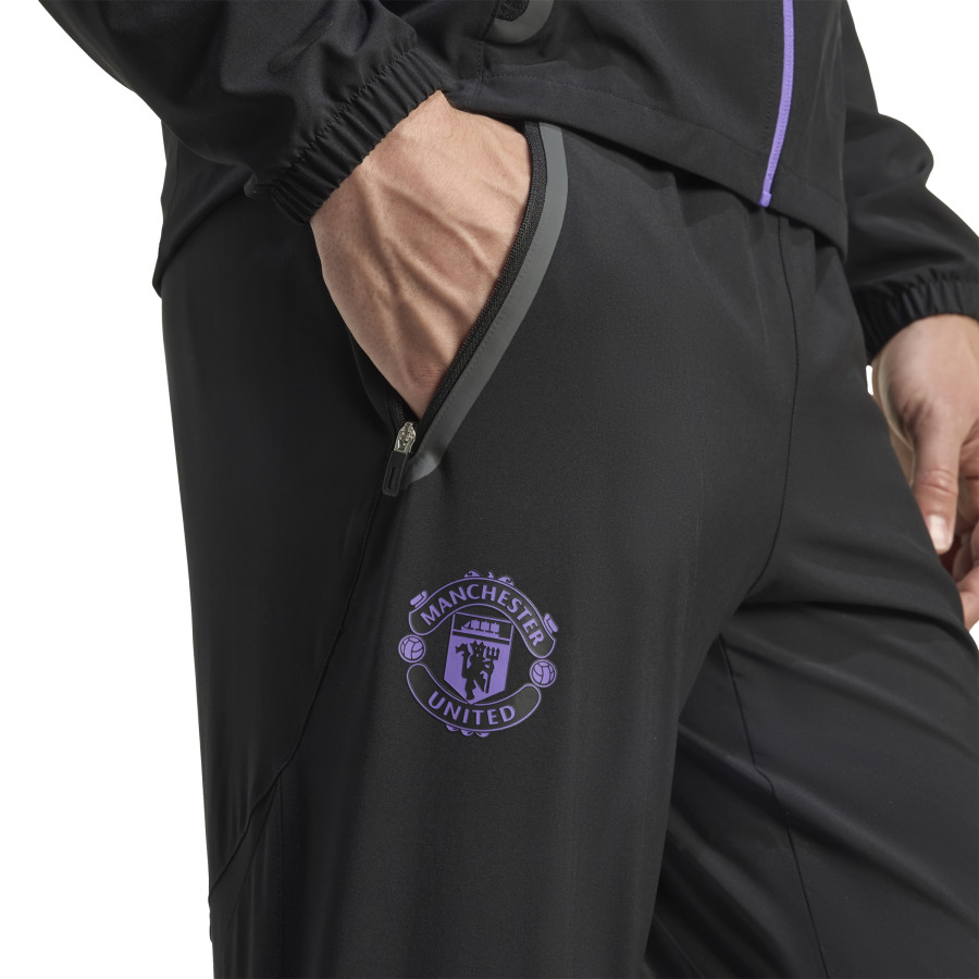Pantalon survêtement Manchester United Vis Tech noir violet
