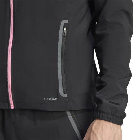 Veste survêtement Juventus Tiro Vis Tech noir rose
