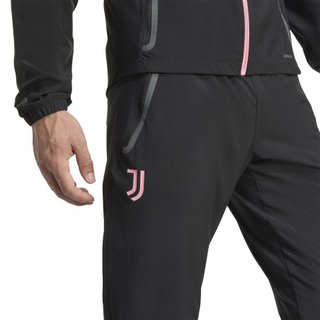 Pantalon survêtement Juventus Tiro Vis Tech noir rose
