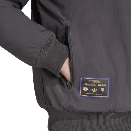 Veste survêtement Manchester United Icon gris