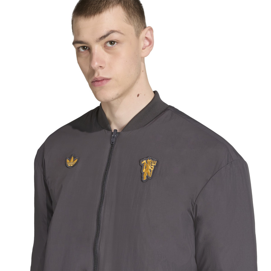 Veste survêtement Manchester United Icon gris