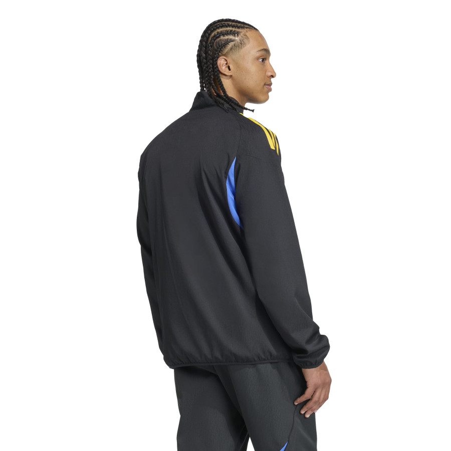 Veste survêtement Manchester United woven noir jaune