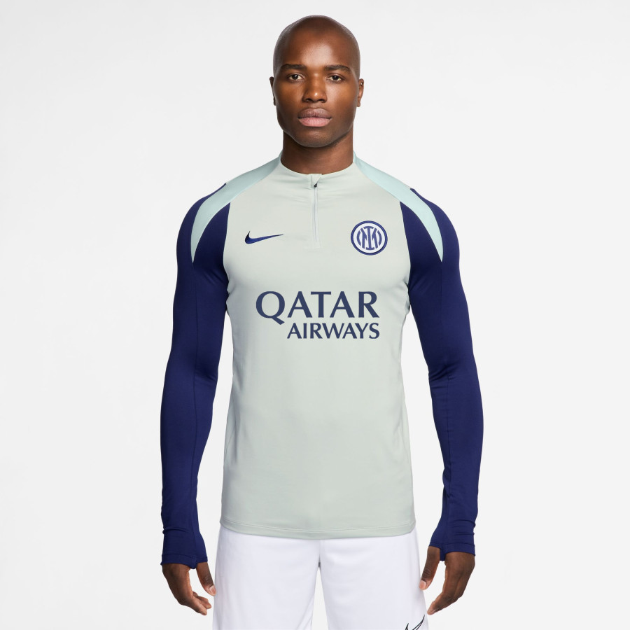 Sweat zippé Inter Milan Strike bleu